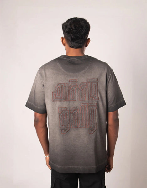 Acham Thavir | Oversized Tamil T-shirt | Black