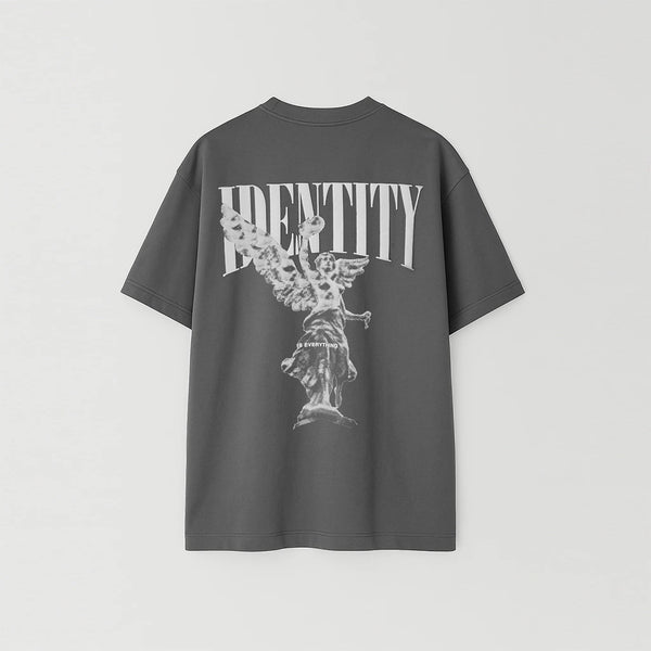 Angel Grey  | Identity Is Everything | Oversized T-shirt | Grey