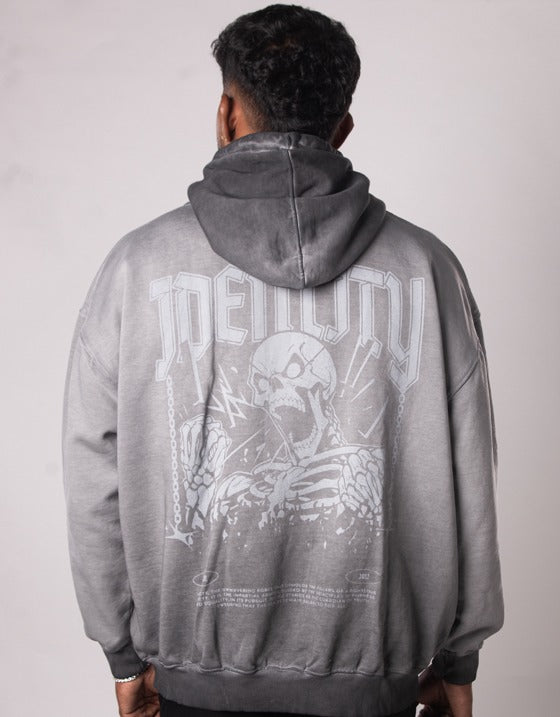 Beserk | Drop Shoulder Hoodie | Grey