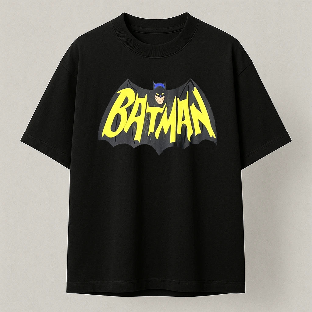 Batman Yellow | Identity Is Everything | Oversized T-shirt | Black