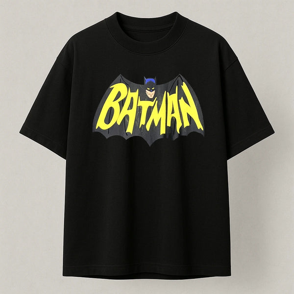 Batman Yellow | Identity Is Everything | Oversized T-shirt | Black