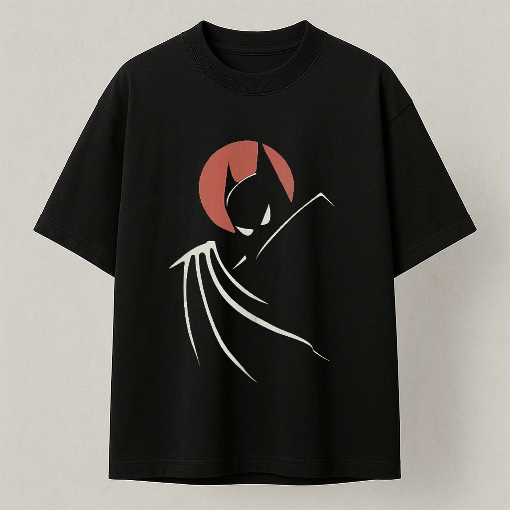 Batman Red | Identity Is Everything | Oversized T-shirt | Black