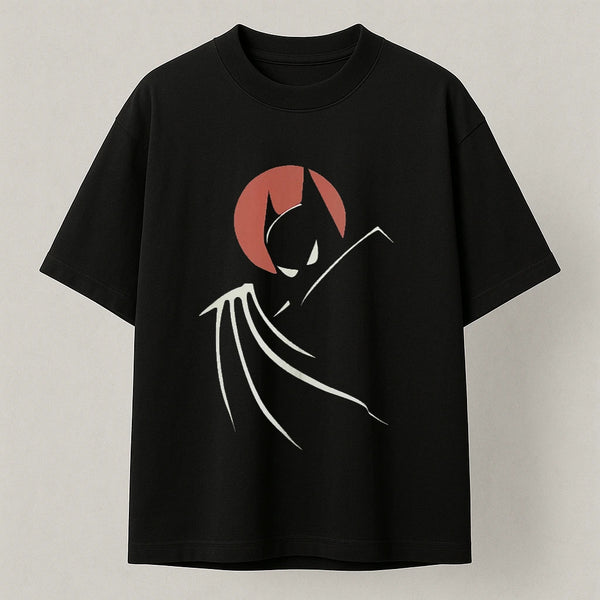 Batman Red | Identity Is Everything | Oversized T-shirt | Black