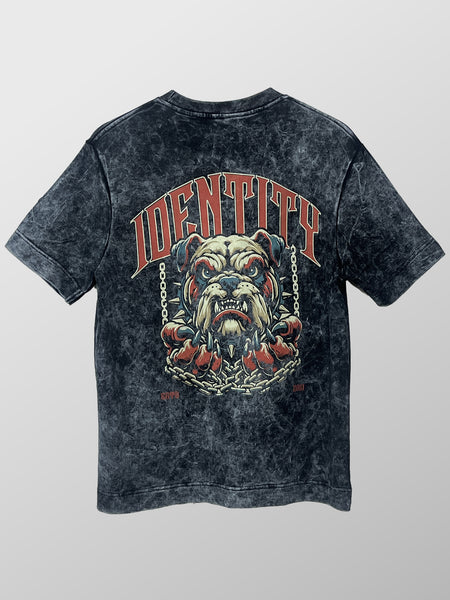 Bull Dog | Identity Is Everything | Oversized T-shirt | Black