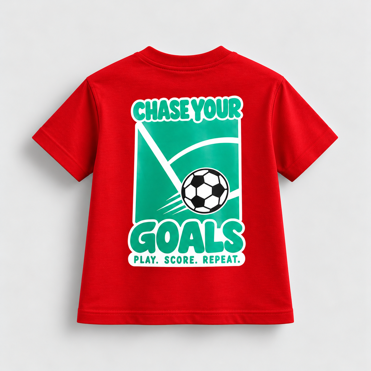 Football | Kids Oversized T-shirt | Red