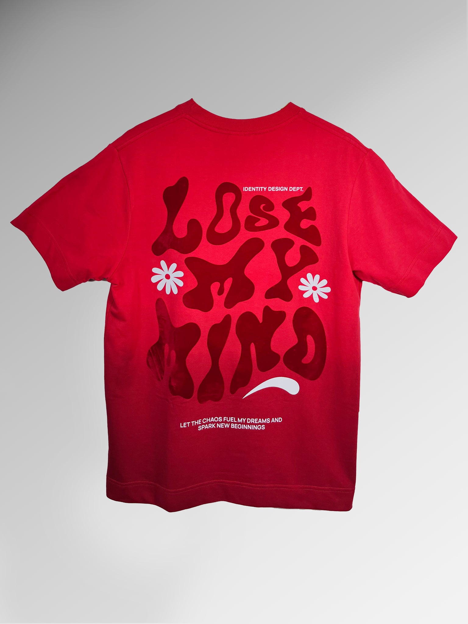 Lose My Mind | Identity Is Everything | Oversized T-shirt | Red