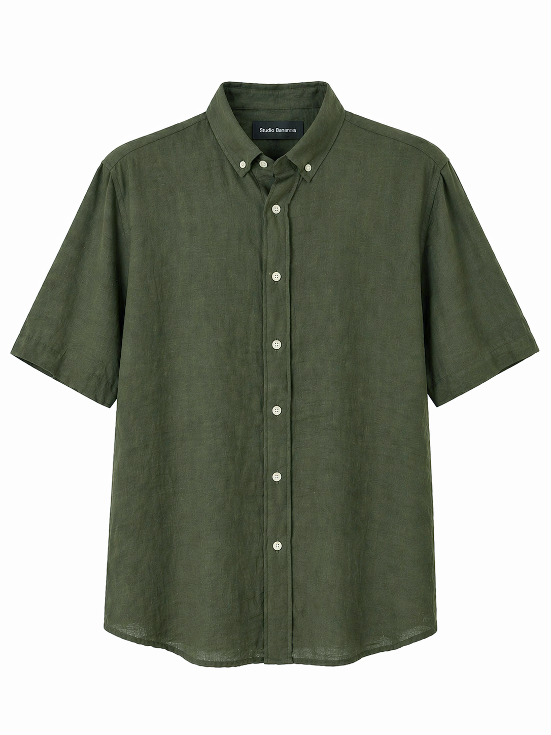 Olive Green Plain Shirt