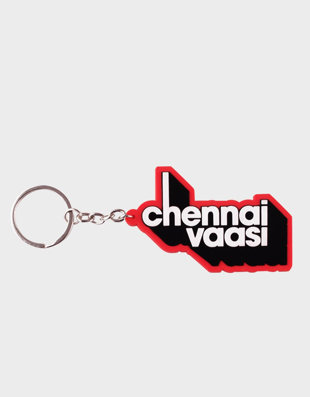 Chennai Vaasi Red Keychain - Angi | Tamil T-shirt | Chennai T-shirt