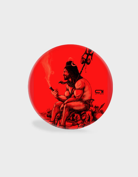 Lord Shiva Red-Pop Socket - Angi | Tamil T-shirt | Chennai T-shirt