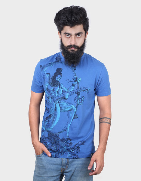 Natraj Blue T-Shirt - Angi | Tamil T-shirt | Chennai T-shirt